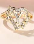 Golden Luxury Adjustable Cuff Ring
