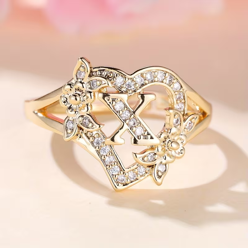Golden Luxury Adjustable Cuff Ring