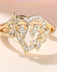 Golden Luxury Adjustable Cuff Ring