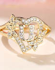 Golden Luxury Adjustable Cuff Ring