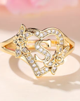 Golden Luxury Adjustable Cuff Ring