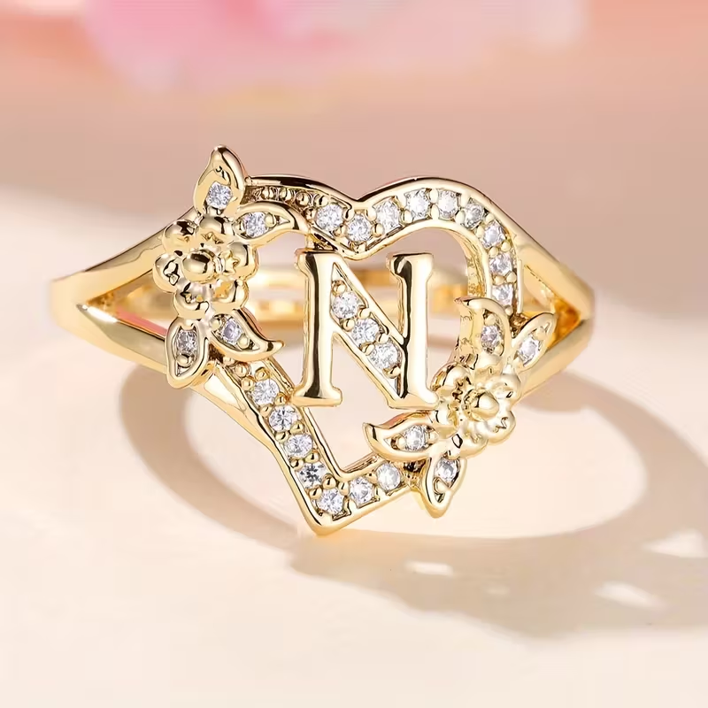 Golden Luxury Adjustable Cuff Ring