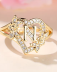 Golden Luxury Adjustable Cuff Ring