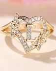 Golden Luxury Adjustable Cuff Ring