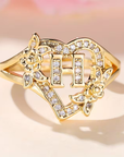 Golden Luxury Adjustable Cuff Ring