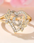 Golden Luxury Adjustable Cuff Ring