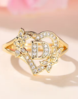Golden Luxury Adjustable Cuff Ring