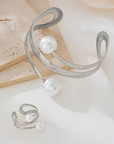 Luxury Gold Pearl Set