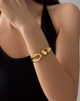 Adjustable Hollow Drop Bracelet