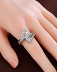 Vintage Tribal Zirconia Gold Ring