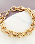 Golden Chain Braided Bracelet