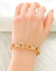 Golden Chain Braided Bracelet