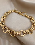 Elegant Gold Chain Braided Bracelet