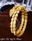 Snake Punk Gold Bracelet