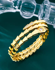 Snake Punk Gold Bracelet