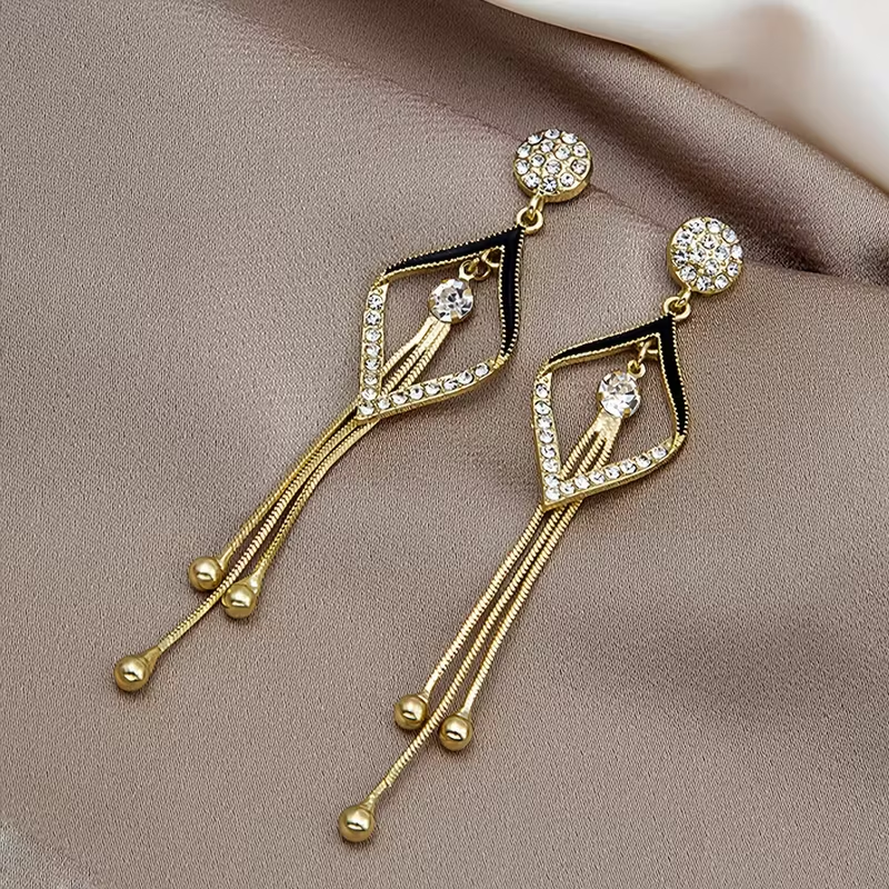 Exquisite Double-Layer Hollow Earrings
