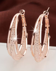 Elegant Bright Hollow Mesh Earrings