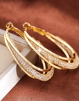 Elegant Bright Hollow Mesh Earrings