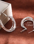 Elegant Bright Hollow Mesh Earrings