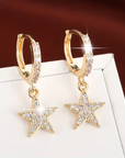 Elegant Bright Star Earrings