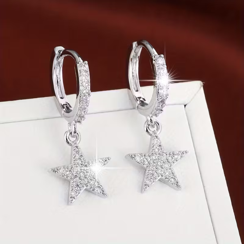 Elegant Bright Star Earrings