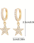 Elegant Bright Star Earrings