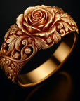 Golden Flower Ring