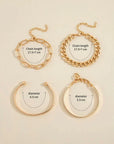 Elan Mercer Bracelet Set | Gold